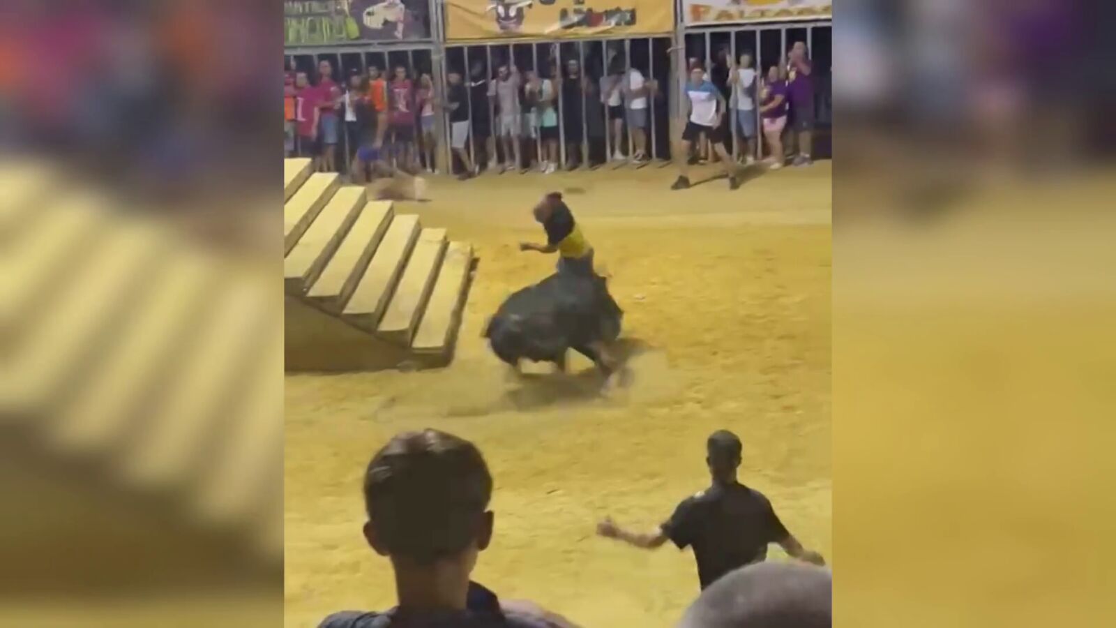 VÍDEO: Las imágenes de la terrible cogida en las fiestas taurinas de Sagunto, en Valencia