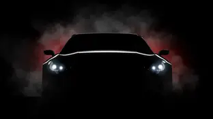 Silueta de un coche de lujo Silueta de un coche de lujo