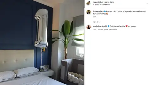 El comentario de Anabel Pantoja en la última publicación de Isa Pantoja El comentario de Anabel Pantoja en la última publicación de Isa Pantoja