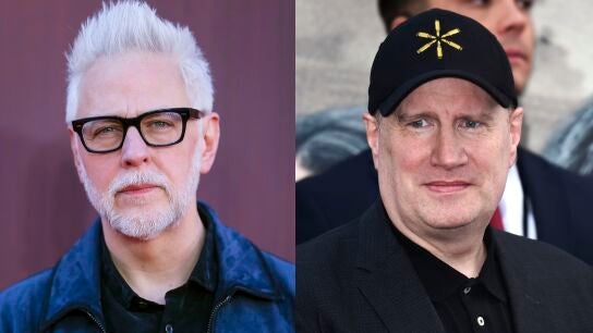 James Gun y Kevin Feige