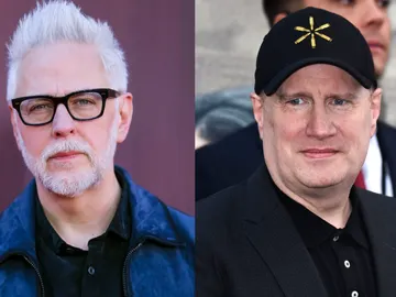 James Gun y Kevin Feige James Gun y Kevin Feige