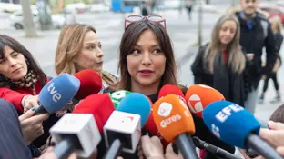 La actriz Elisa Mouliaá ofrece declaraciones a los medios a su llegada a los Juzgados de Plaza de Castilla, abril 2025 La actriz Elisa Mouliaá ofrece declaraciones a los medios a su llegada a los Juzgados de Plaza de Castilla, abril 2025
