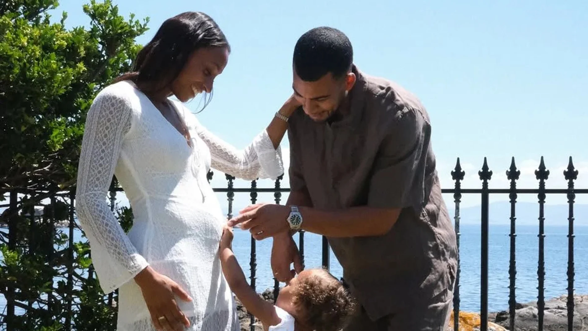 Ana Peleteiro con su familia Ana Peleteiro con su familia