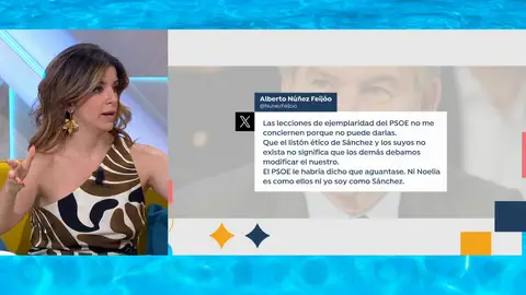 Los colaboradores hablan sobre la dimisión de Noelia Nuñez Los colaboradores hablan sobre la dimisión de Noelia Nuñez