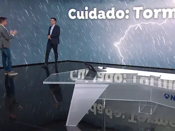 Cesar Gónzalo advierte de las tormentas que llegan a la península este jueves Cesar Gónzalo advierte de las tormentas que llegan a la península este jueves