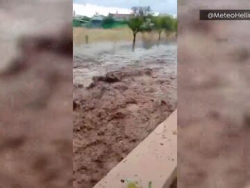 fuertes lluvias en Albacete