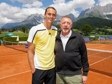 Zverev y Becker Zverev y Becker