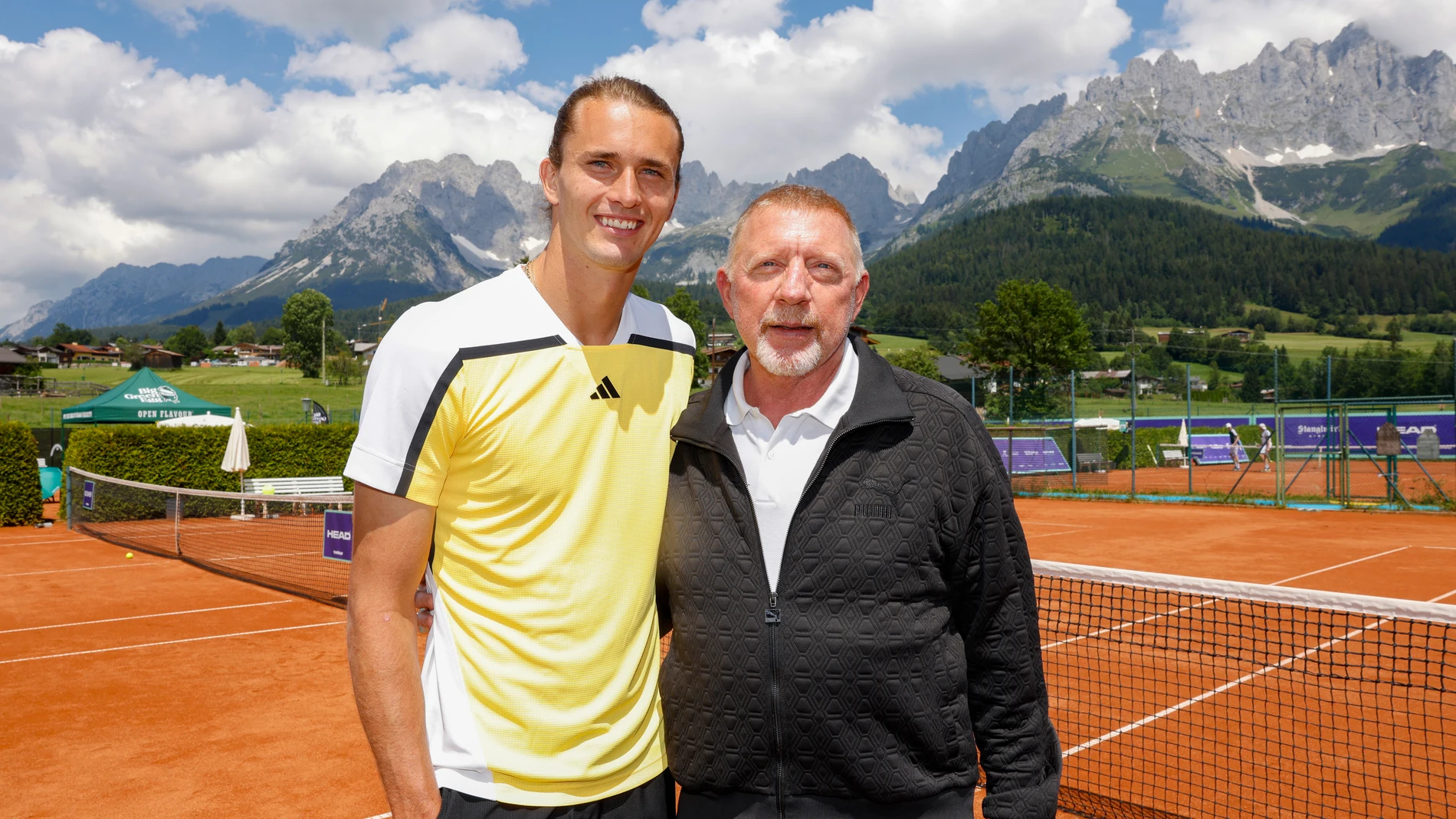 Zverev y Becker Zverev y Becker