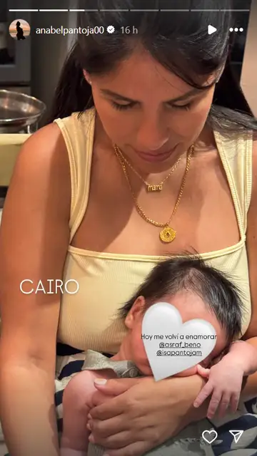Isa Pantoja con su hijo Cairo Isa Pantoja con su hijo Cairo