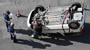 Imagen de archivo de un accidente en Roma.