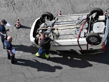 Imagen de archivo de un accidente en Roma.