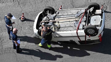 Imagen de archivo de un accidente en Roma.