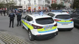 Coches de la Policía Local de Santander. Coches de la Policía Local de Santander.