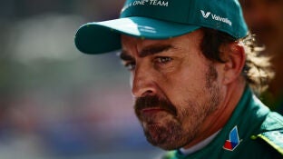 Fernando Alonso durante el GP de B&eacute;lgica