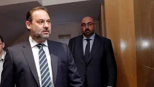Koldo García y José Luis Ábalos, en una imagen de archivo