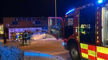 Imagen del accidente en Collado Villalba, Madrid