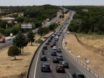 Imagen de las carreteras en la operación 'Retorno'