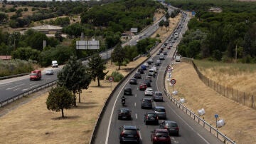 Imagen de las carreteras en la operación 'Retorno'