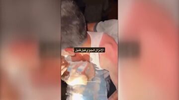 caos para coger alimentos Gaza
