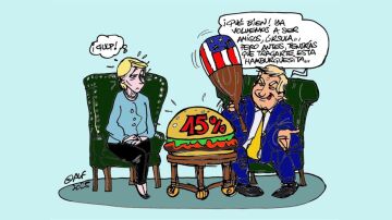 Los aranceles a Europa, en la viñeta gráfica de Alfredo Boto 