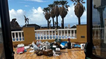 Foto de una zona del hotel okupado