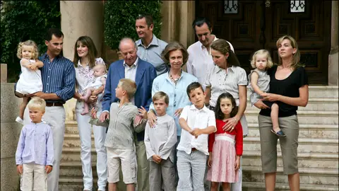 Familia real en Marivent Familia real en Marivent