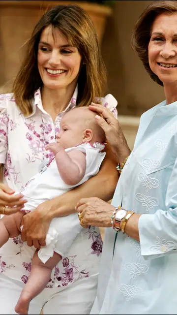 Letizia, reina Sofía e infanta Sofía Letizia, reina Sofía e infanta Sofía