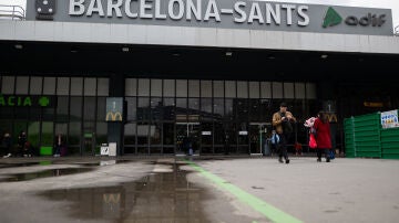 Imagen del exterior de la estación de Sants