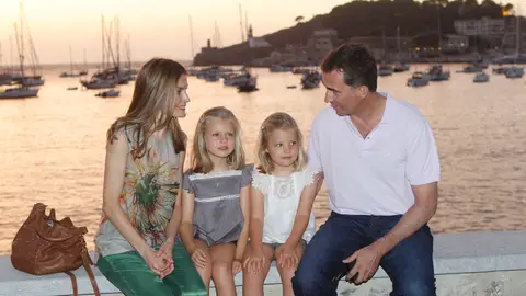Familia real en Mallorca Familia real en Mallorca