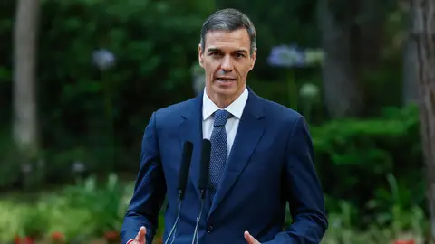 Pedro Sánchez en el Palacio de Marivent, en Palma de Mallorca Pedro Sánchez en el Palacio de Marivent, en Palma de Mallorca