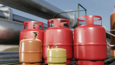 Botellas de gas Botellas de gas