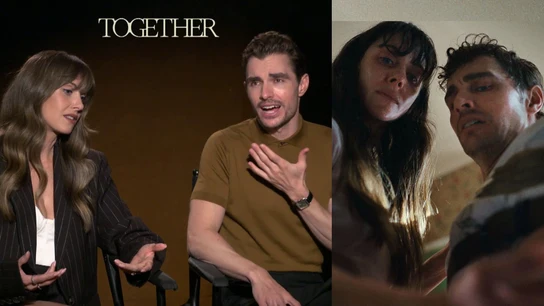 Dave Franco y Alison Brie presentan Together Dave Franco y Alison Brie presentan Together