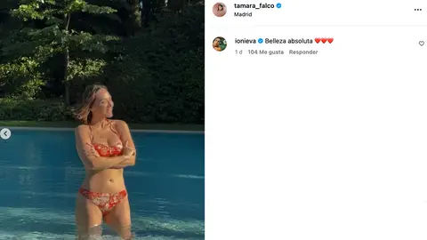 El comentario de Íñigo Onieva en el posado de Tamara Falcó El comentario de Íñigo Onieva en el posado de Tamara Falcó