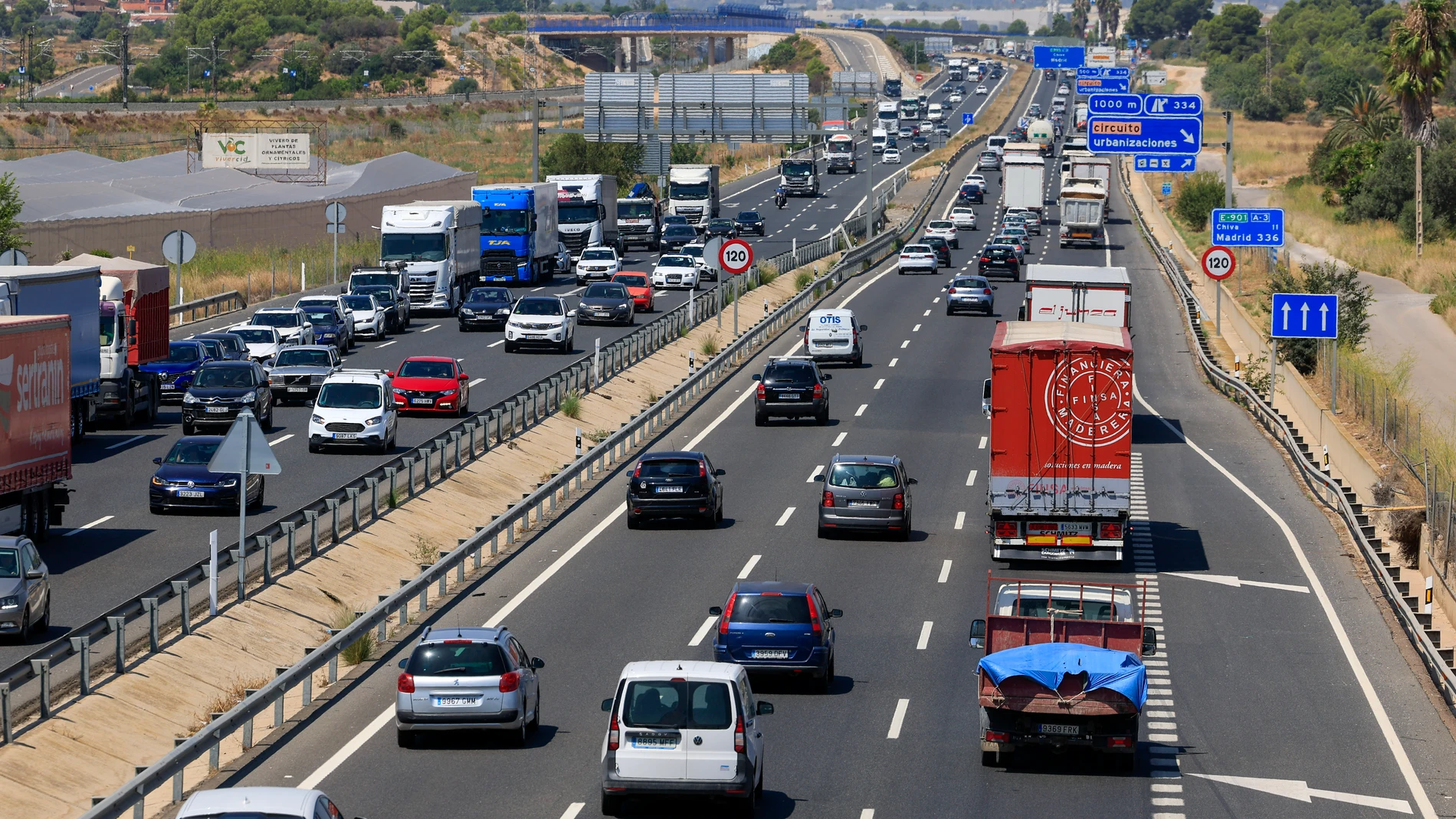 Tráfico en la A3 Tráfico en la A3