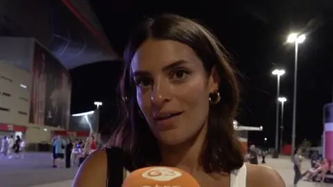 Susana Molina, a la salida del concierto de Aitana Susana Molina, a la salida del concierto de Aitana