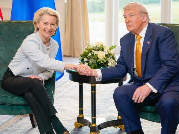 Donald Trump y Ursula Von der Leyen