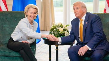 Donald Trump y Ursula Von der Leyen