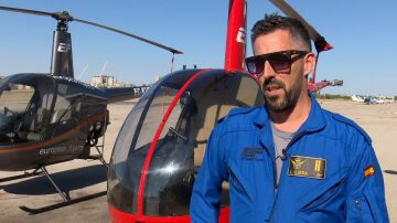 Piloto de helicópteros en incendios