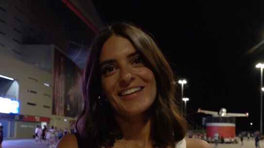 Susana Molina, a la salida del concierto de Aitana