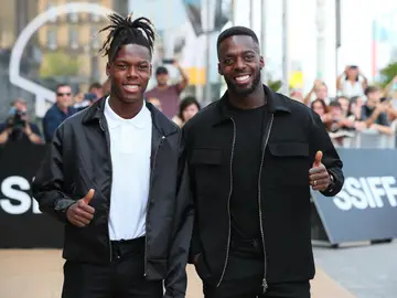 Los hermanos Nico e Iñaki Williams Los hermanos Nico e Iñaki Williams