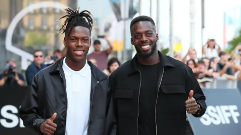 Los hermanos Nico e Iñaki Williams Los hermanos Nico e Iñaki Williams