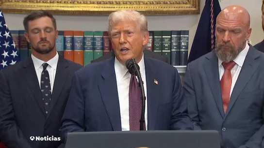 Trump ordena el traslado de dos submarinos nucleares cerca de Rusia tras las "provocativas declaraciones" de Medvédev Trump ordena el traslado de dos submarinos nucleares cerca de Rusia tras las "provocativas declaraciones" de Medvédev