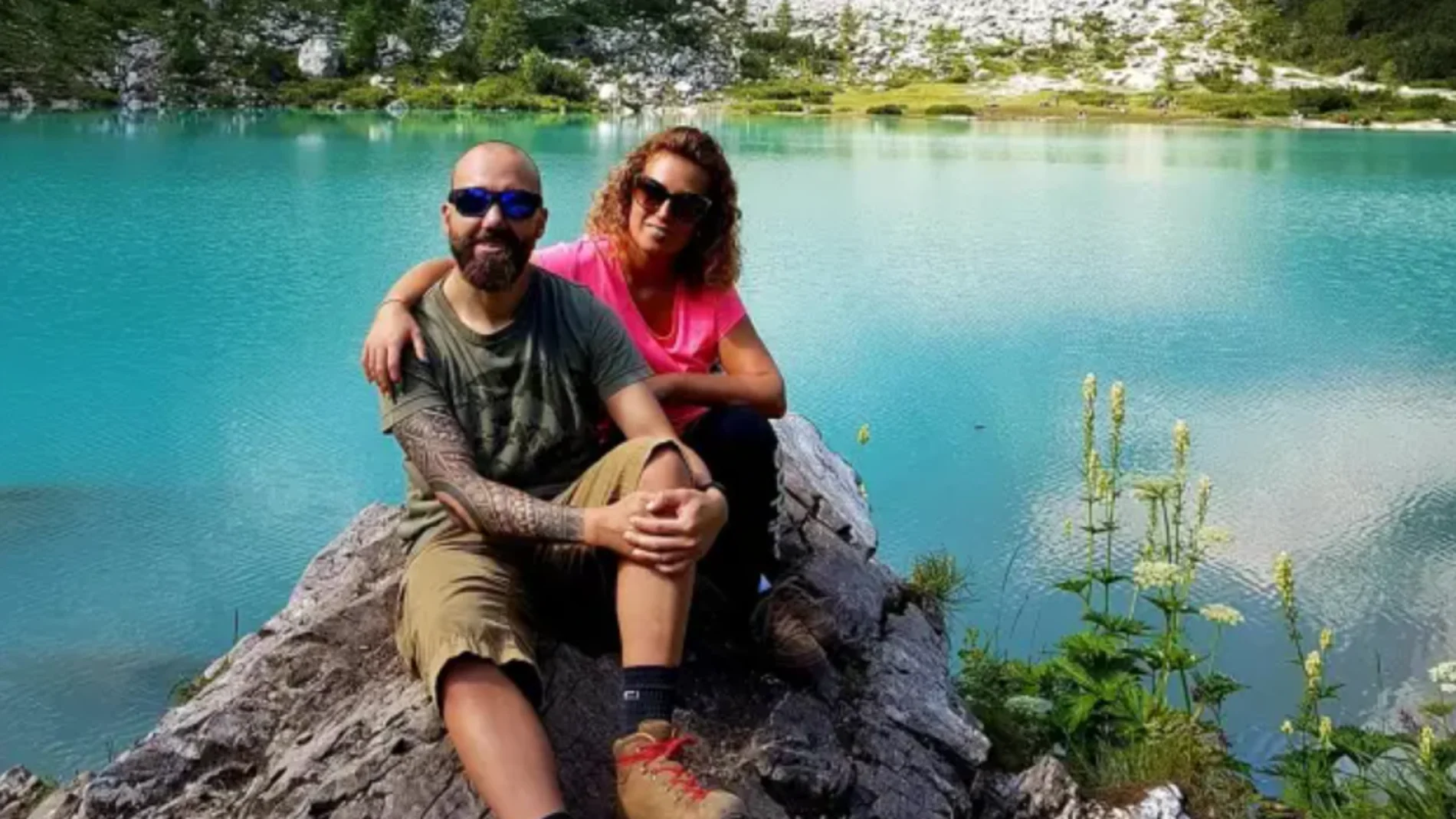 Mattia Sella y su pareja Mattia Sella y su pareja