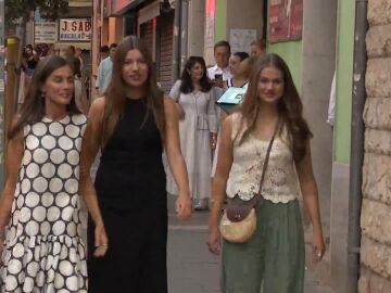 Letizia, Leonor y Sofía, en Mallorca. 