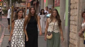 Letizia, Leonor y Sofía, en Mallorca. 