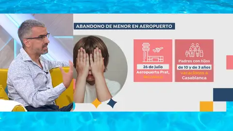 Niño abandonado aeropuerto Niño abandonado aeropuerto