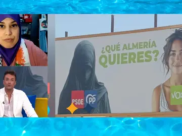 Beatriz, musulmana, habla sobre el cartel de Vox en Almería Beatriz, musulmana, habla sobre el cartel de Vox en Almería