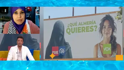 Beatriz, musulmana, habla sobre el cartel de Vox en Almería Beatriz, musulmana, habla sobre el cartel de Vox en Almería