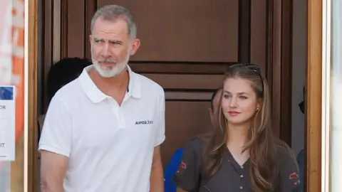 El rey Felipe y la princesa Leonor en Mallorca El rey Felipe y la princesa Leonor en Mallorca