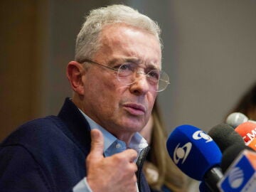 Álvaro Uribe en una foto de archivo